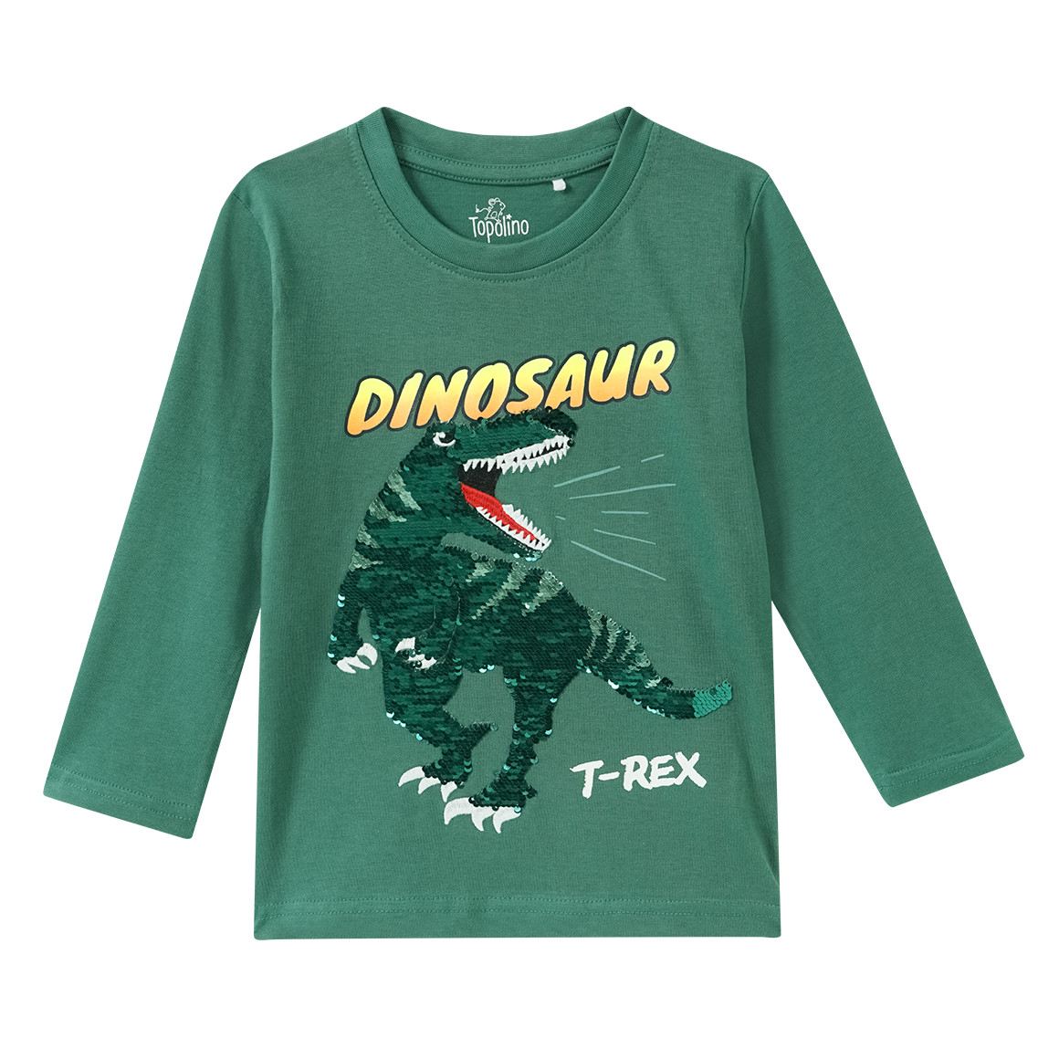 Jungen Langarmshirt mit Wendepailletten