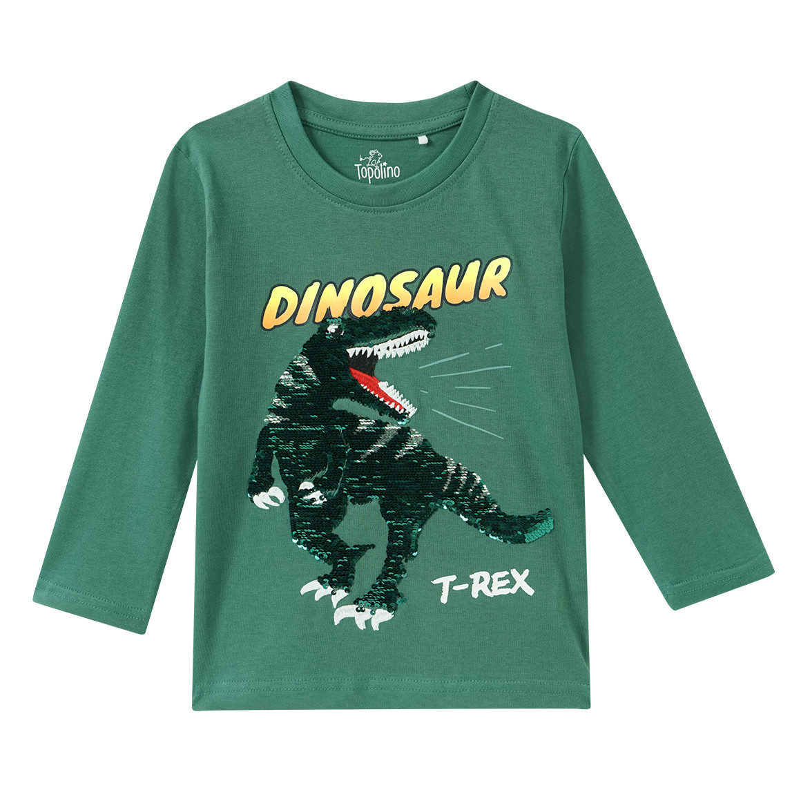 Jungen Langarmshirt mit Wendepailletten