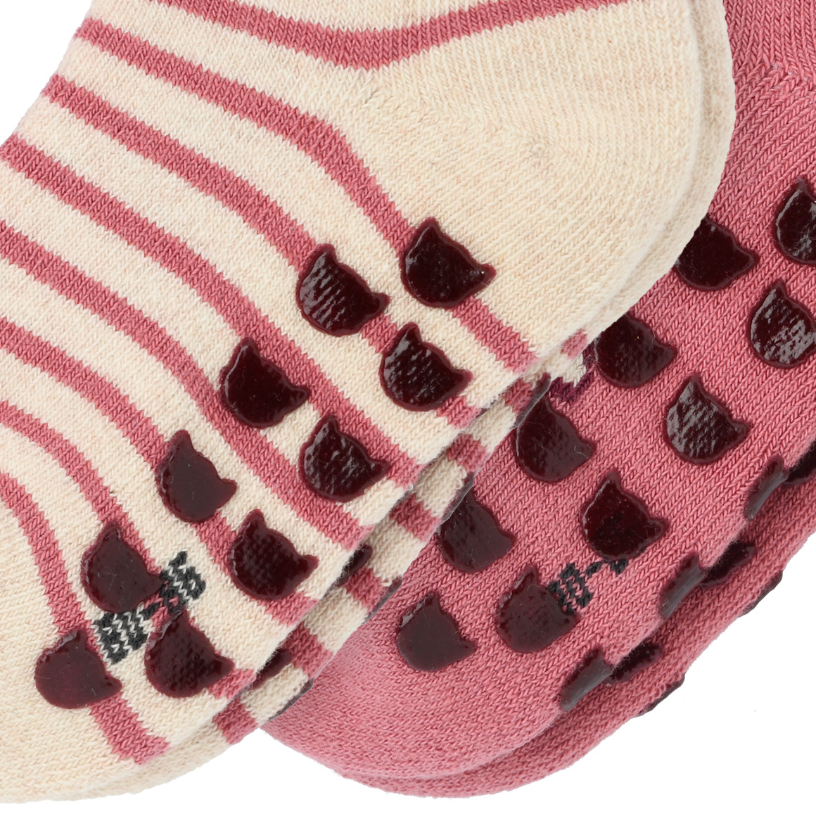 2 Paar Baby Stoppersocken mit Bio-Baumwolle