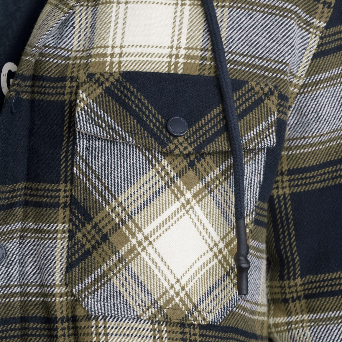 Herren Flanell-Jacke mit Karo-Muster