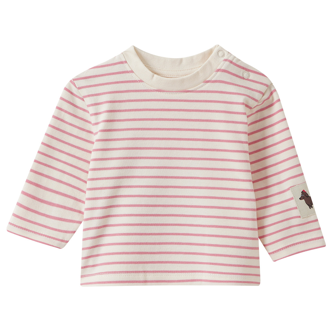 Effen sportshirt met lange mouwen voor dames