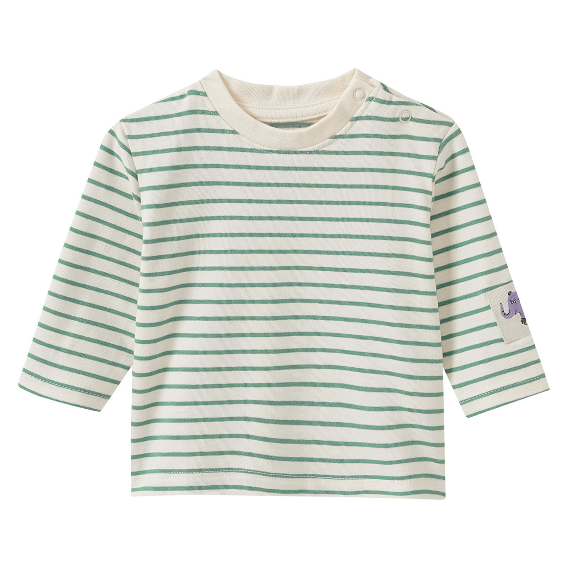 2 pasgeboren shirts met lange mouwen