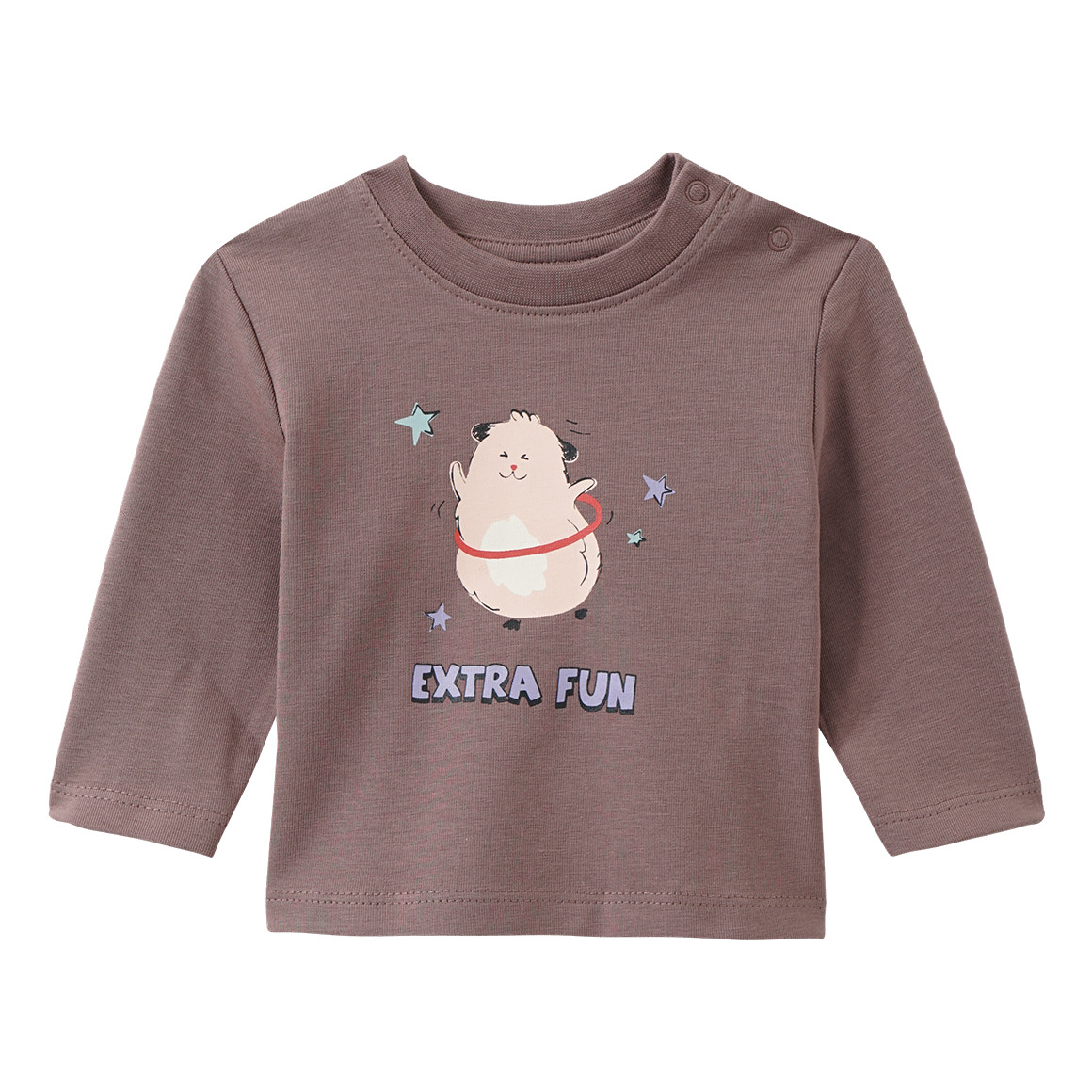 2 pasgeboren shirts met lange mouwen