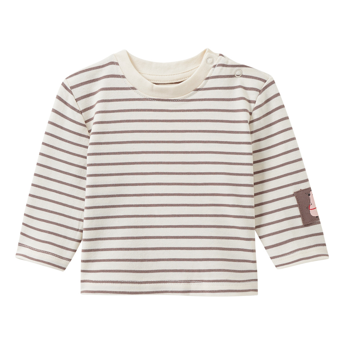 2 pasgeboren shirts met lange mouwen