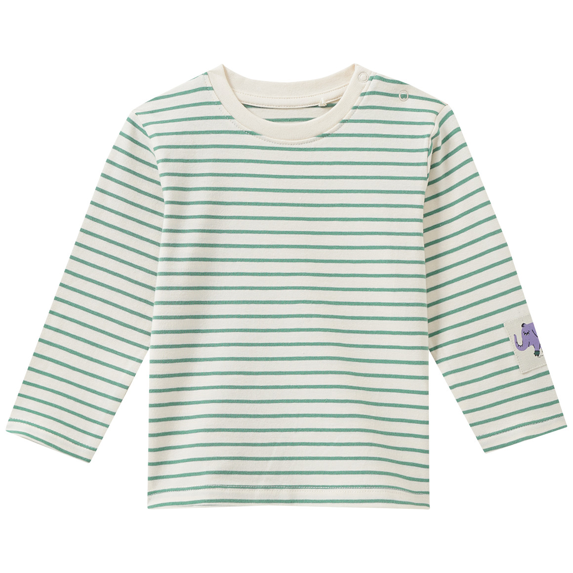 2 babyhemden met lange mouwen