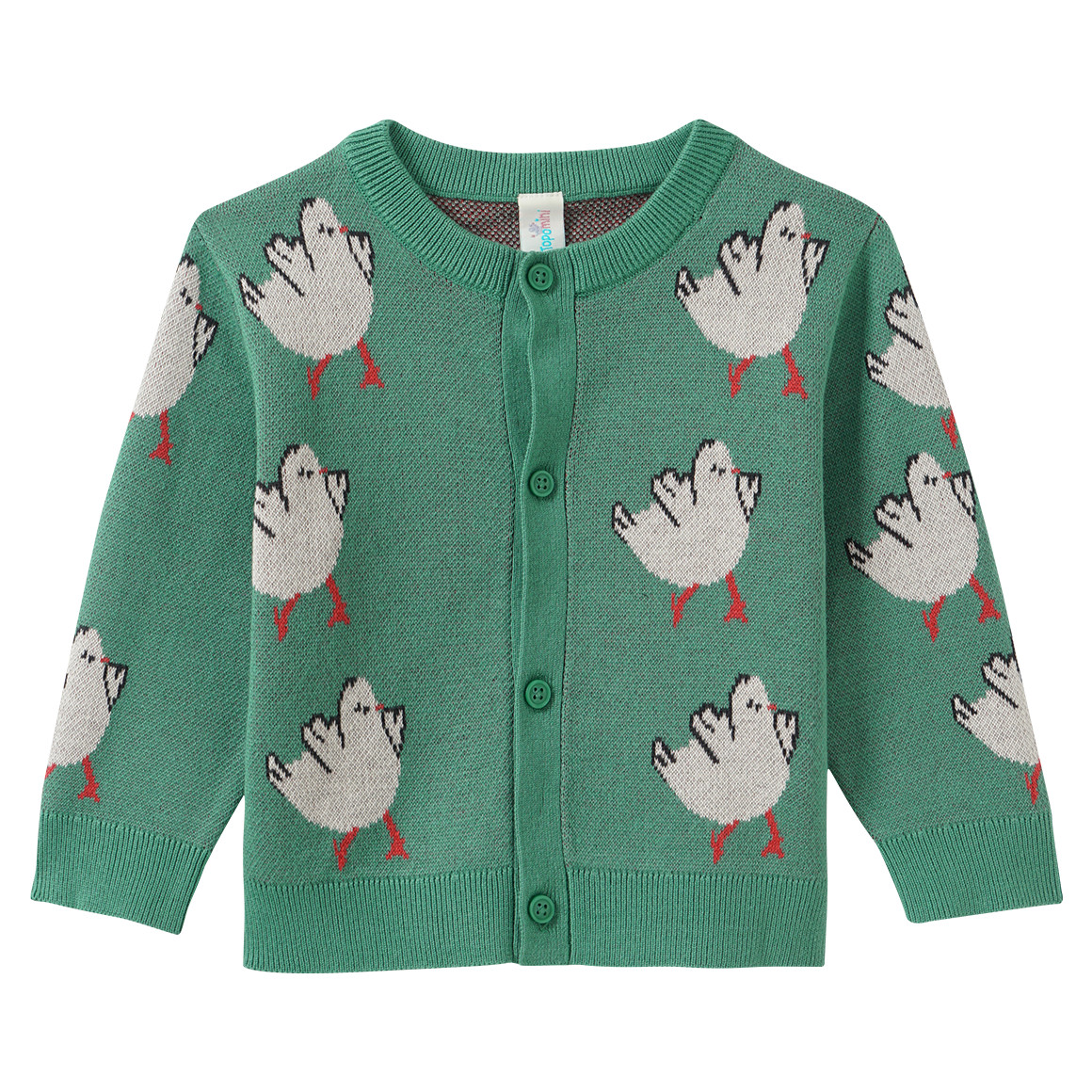 Babyvest met dierenprint all-over