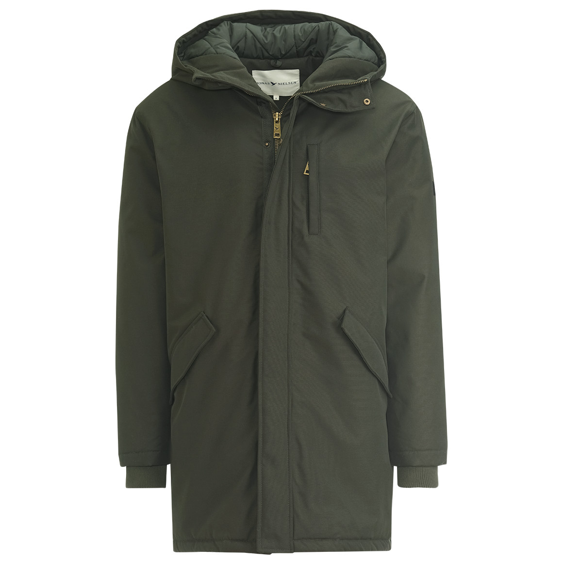 Herenparka met capuchon