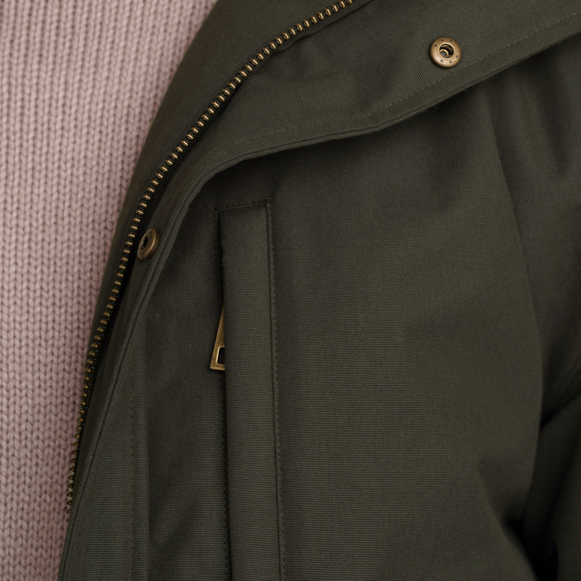 Herenparka met capuchon