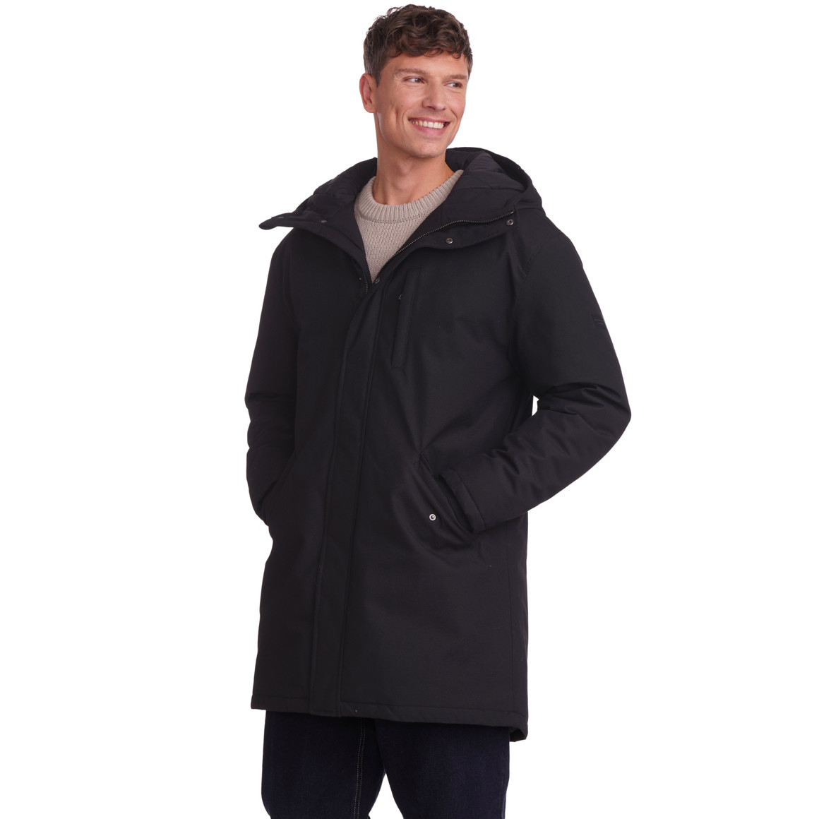 Herren Parka mit Kapuze
