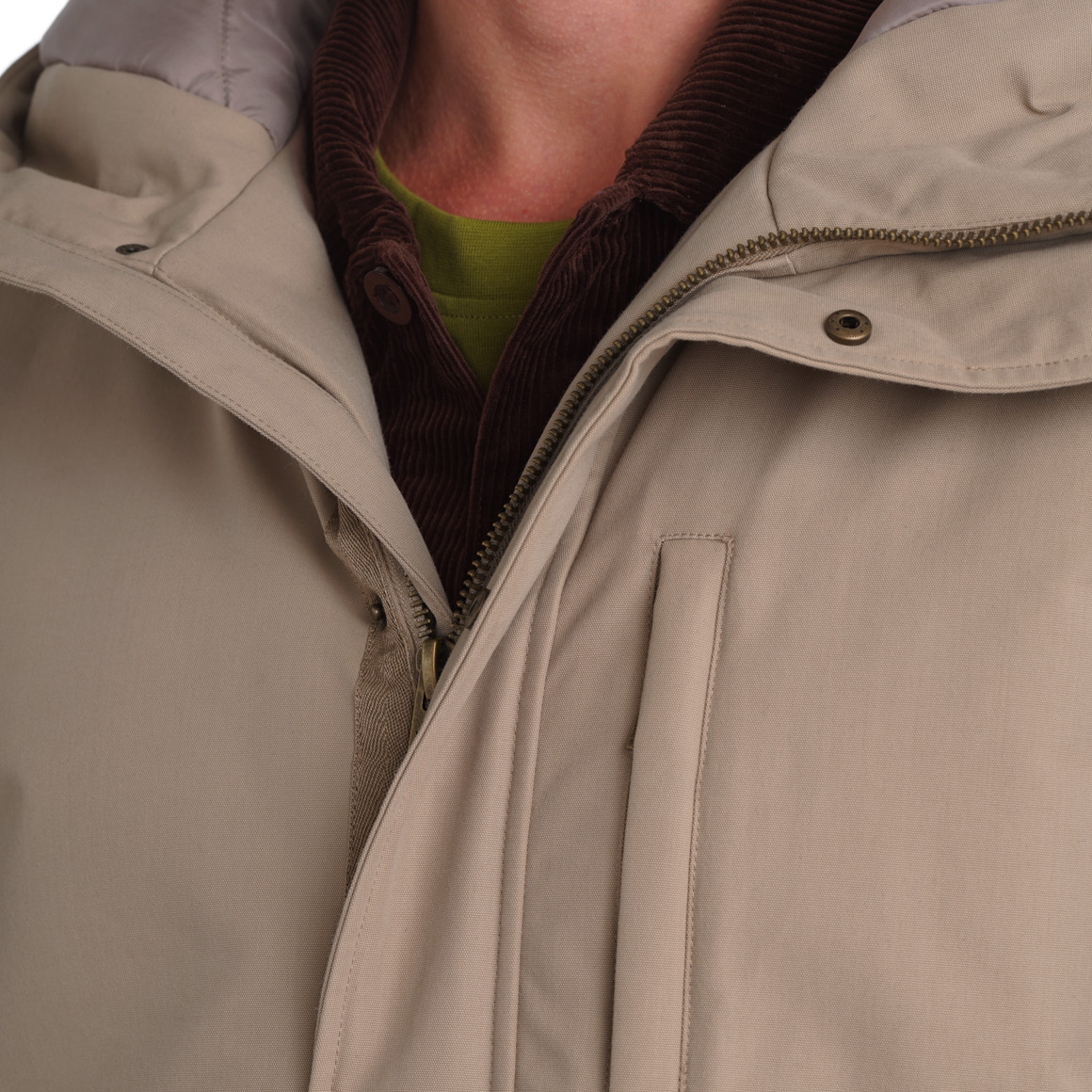 Herenparka met capuchon