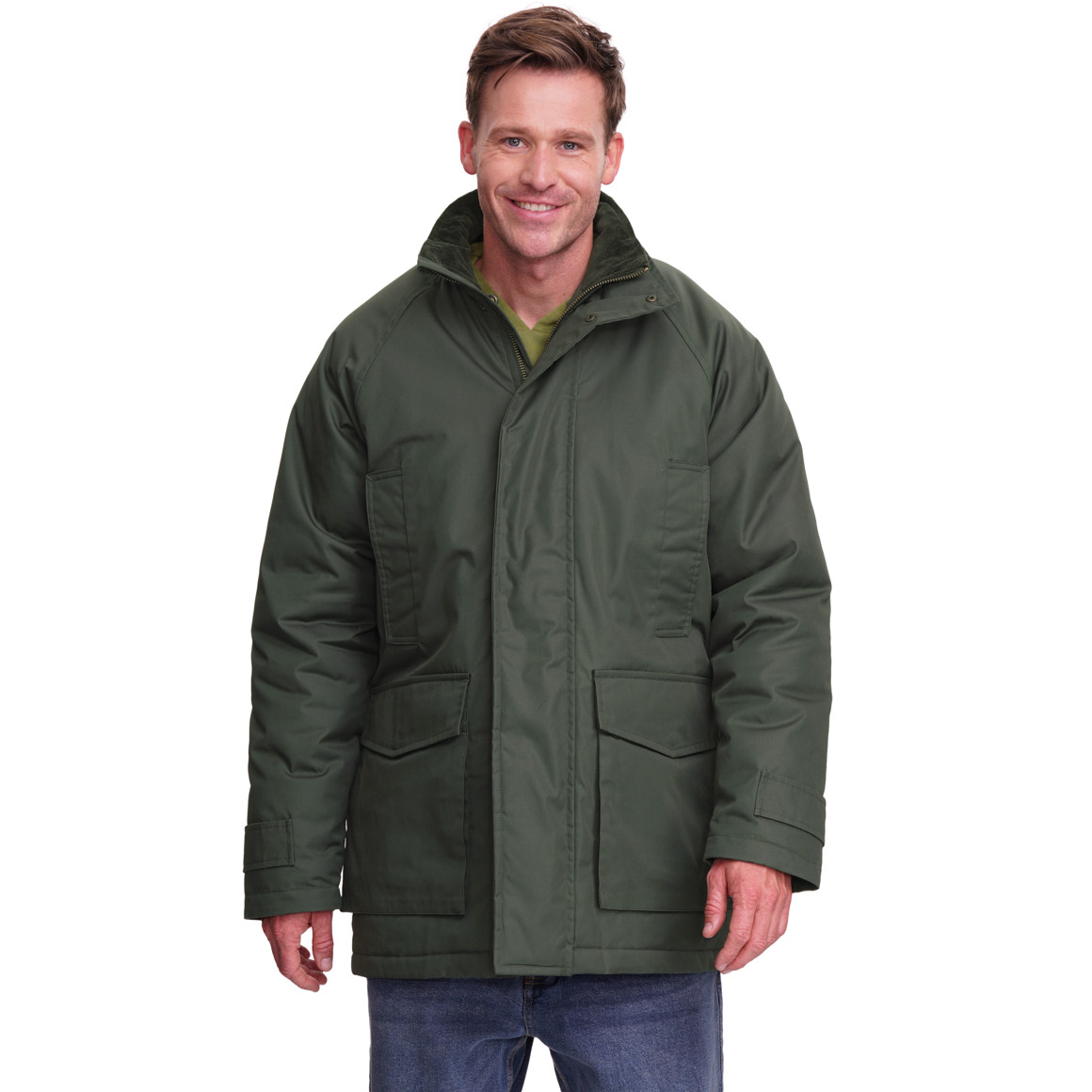 Herenjack met opstaande kraag