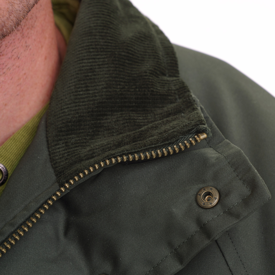 Herenjack met opstaande kraag