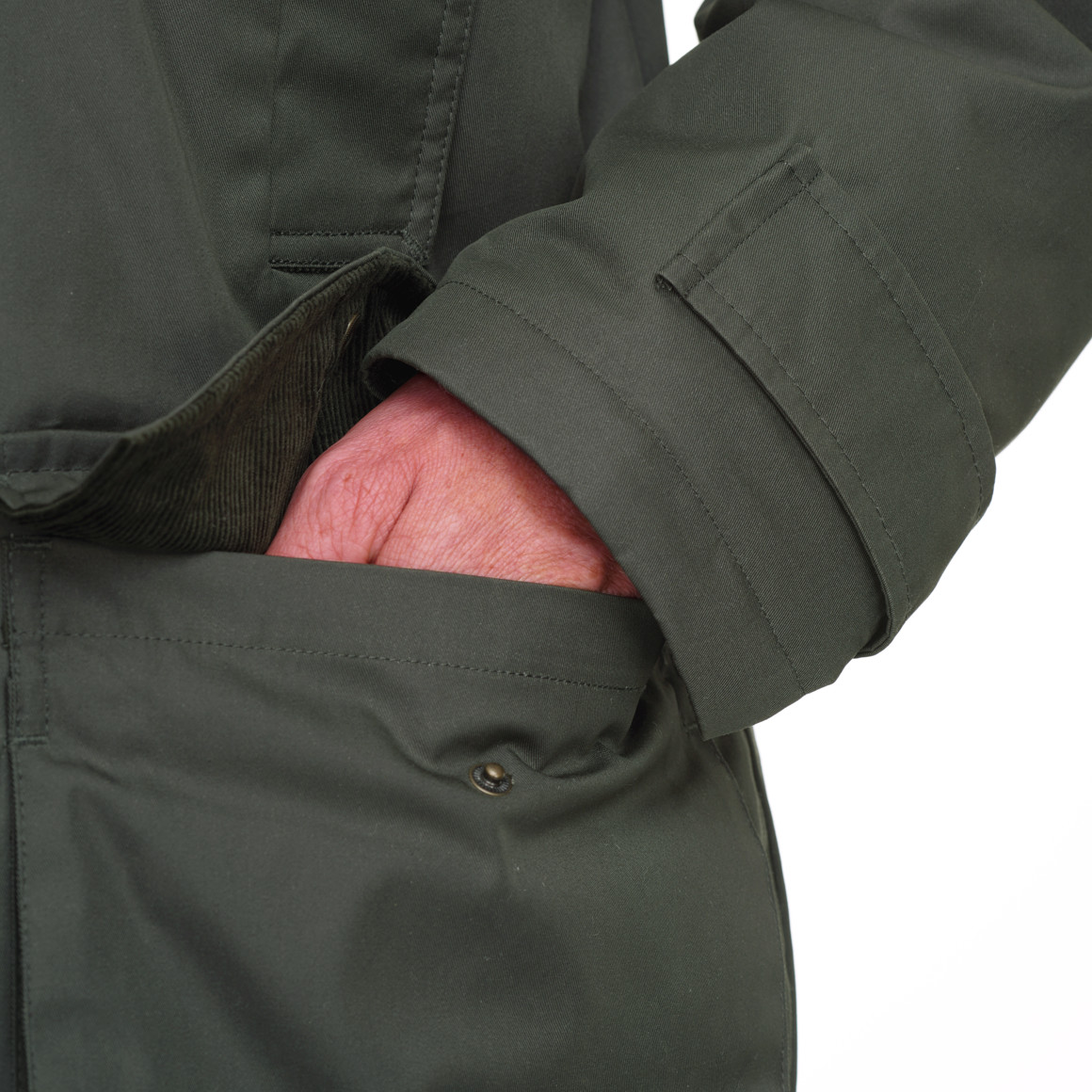 Herenjack met opstaande kraag