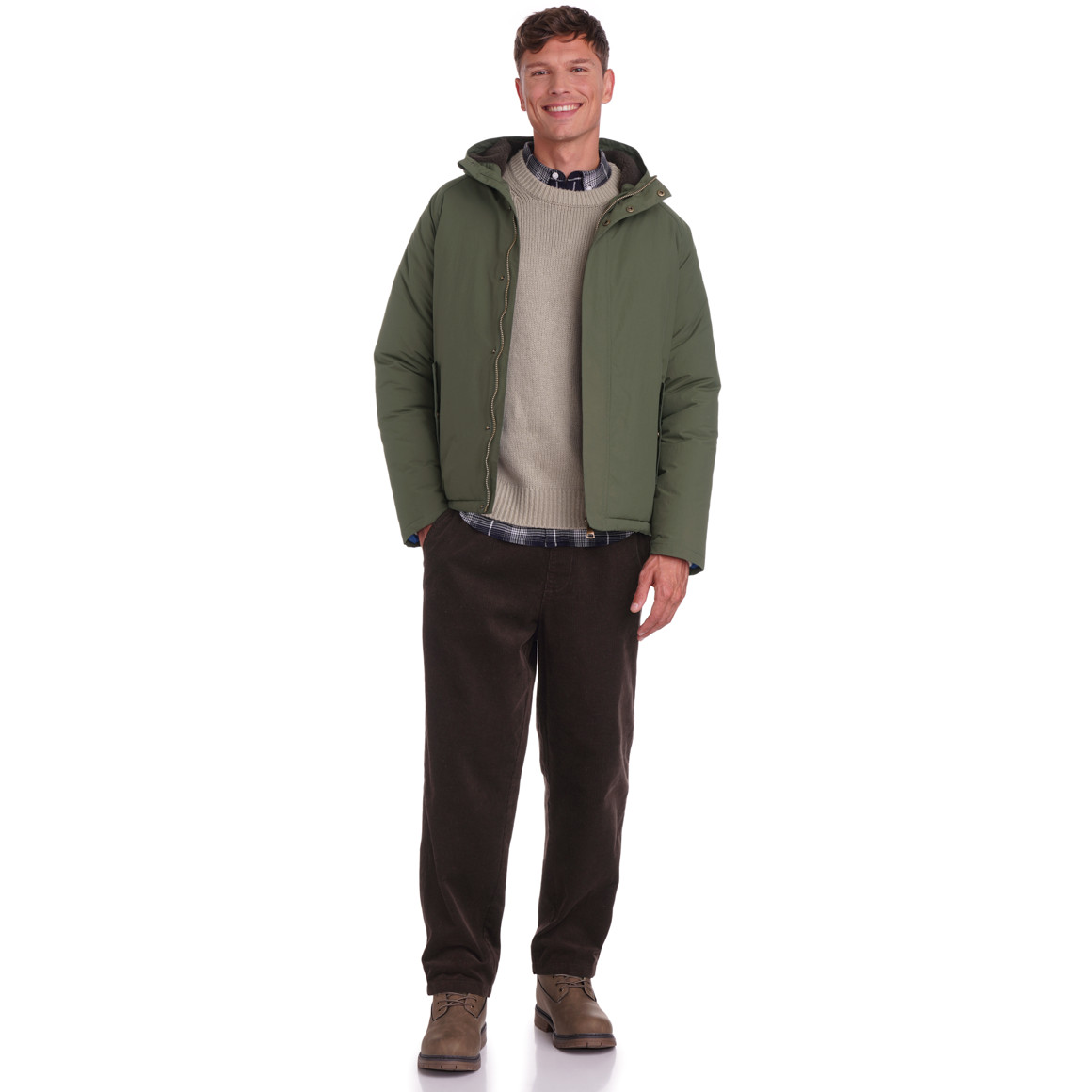 Herren Jacke mit Kapuze