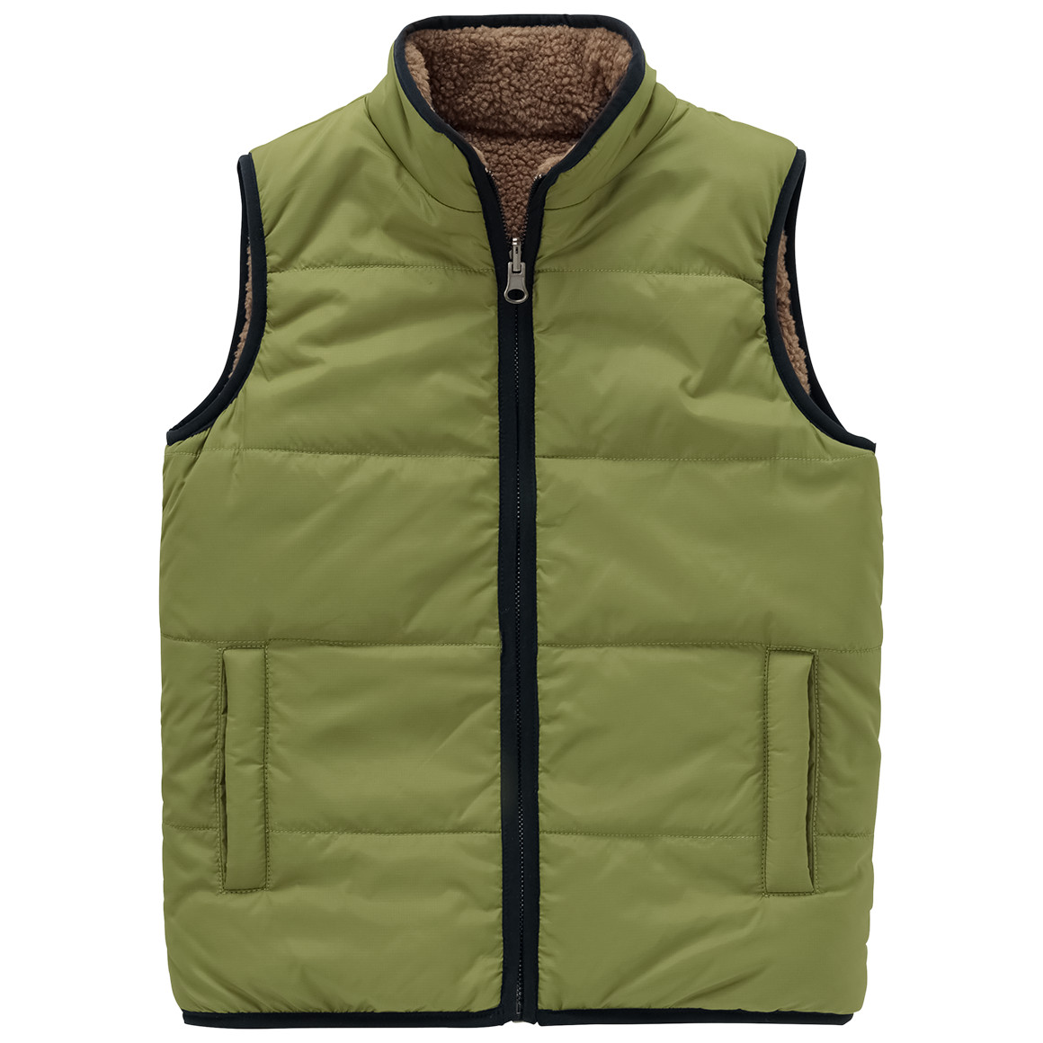Jongens bodywarmer van teddypluche