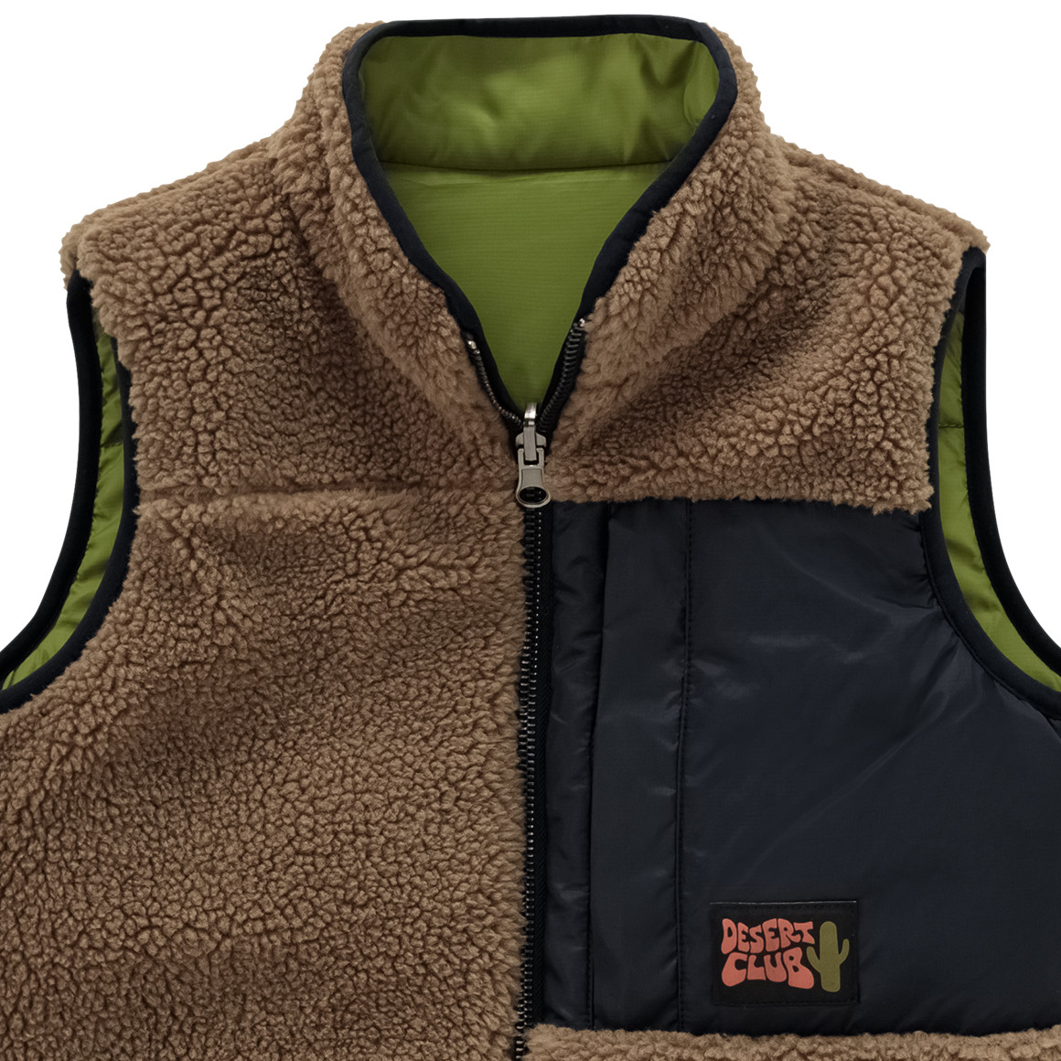 Jongens bodywarmer van teddypluche