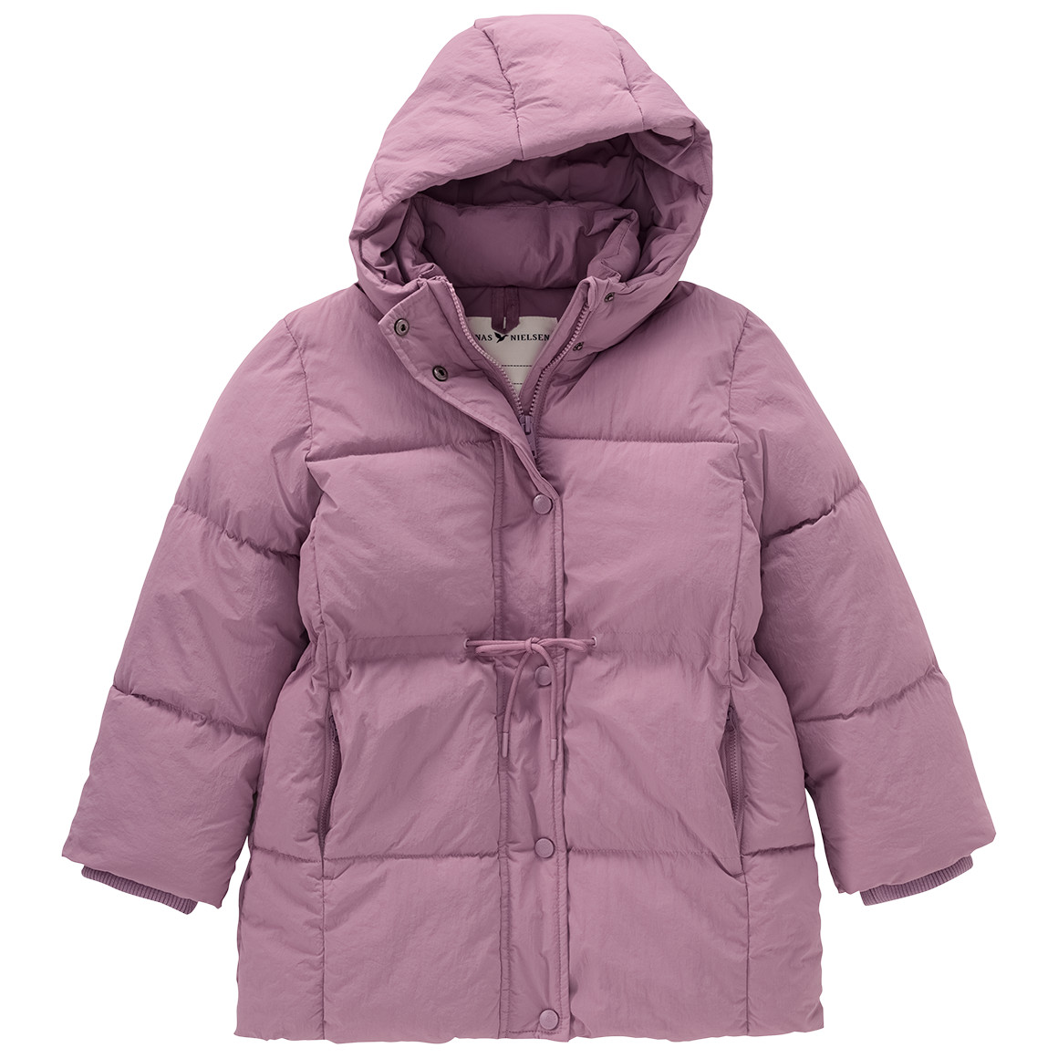 Gewatteerde jas met capuchon voor Meisjes