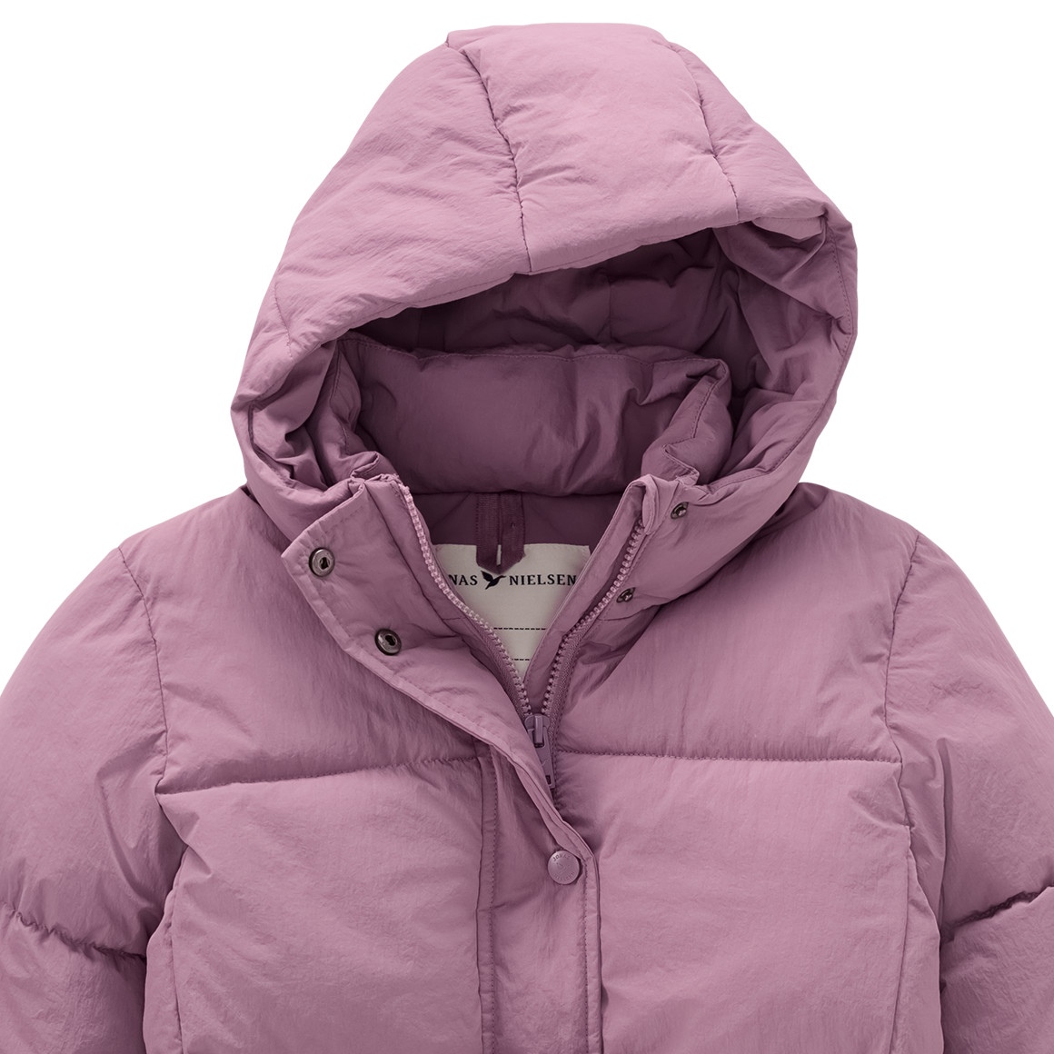 Gewatteerde jas met capuchon voor Meisjes