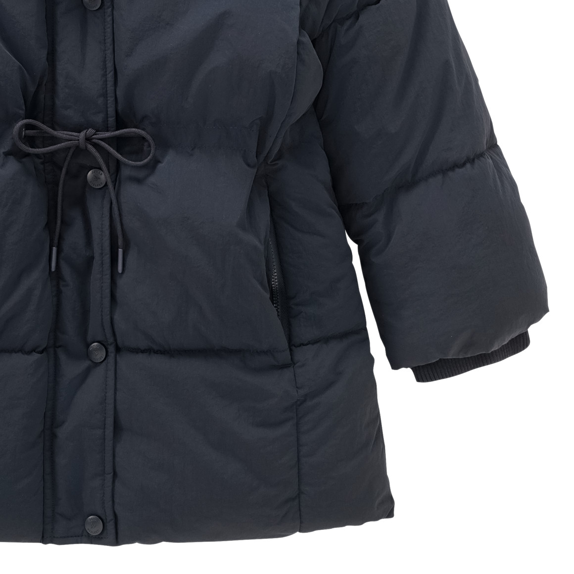 Meisjes pufferjas met capuchon