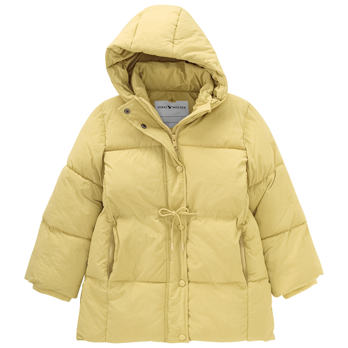 Gewatteerde jas met capuchon voor Meisjes