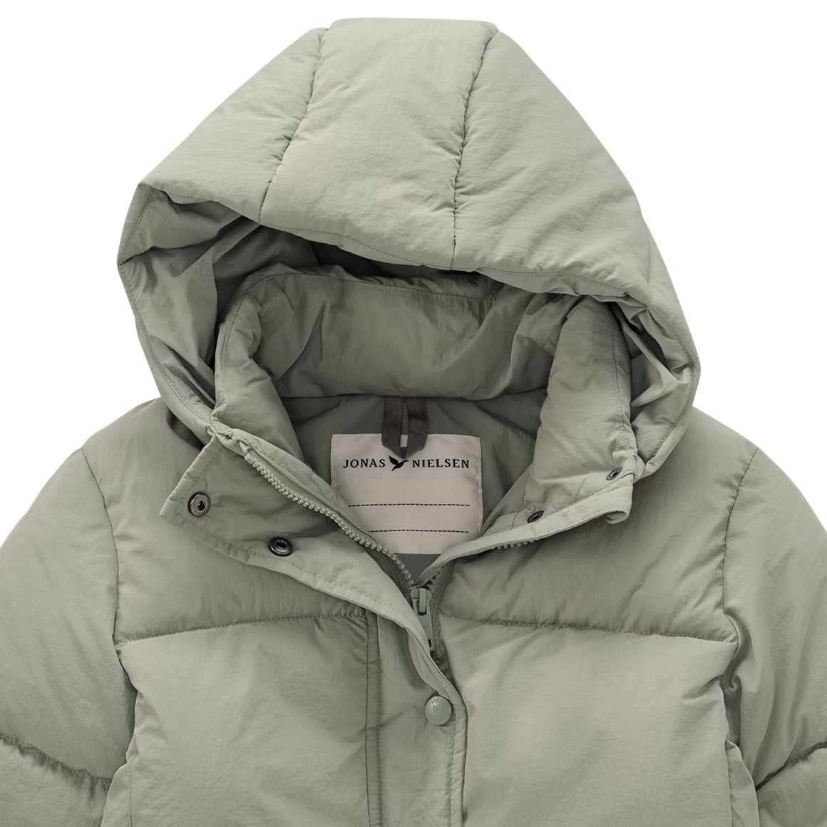 Gewatteerde jas met capuchon voor Meisjes