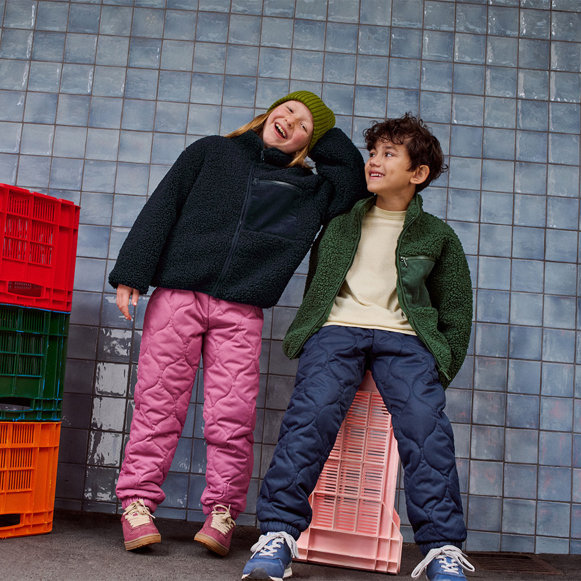 Kinderteddyjas met ribfluwelen zak