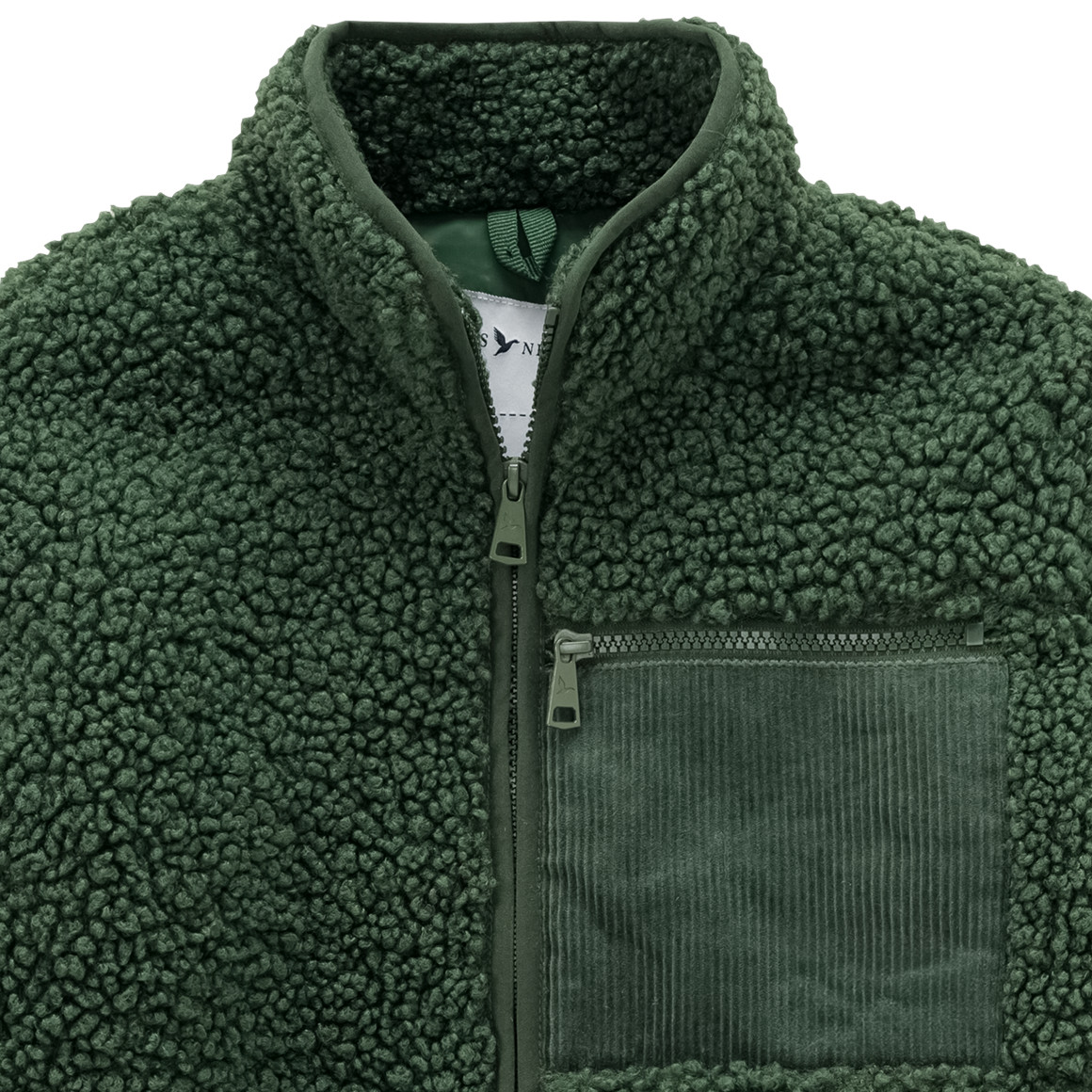 Kinderteddyjas met ribfluwelen zak