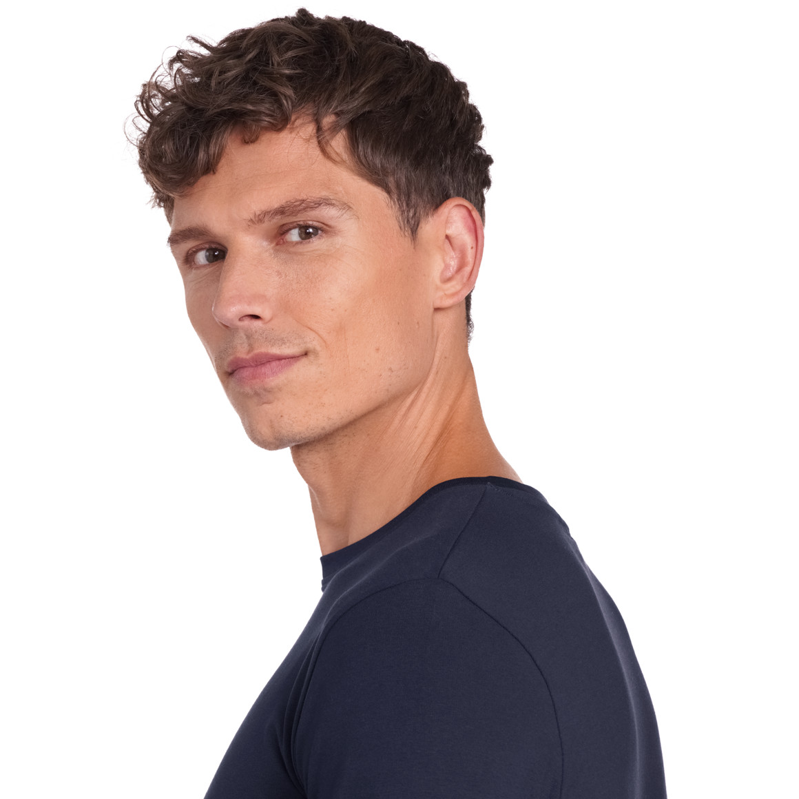 3 Herren Langarmshirts im Basic-Look