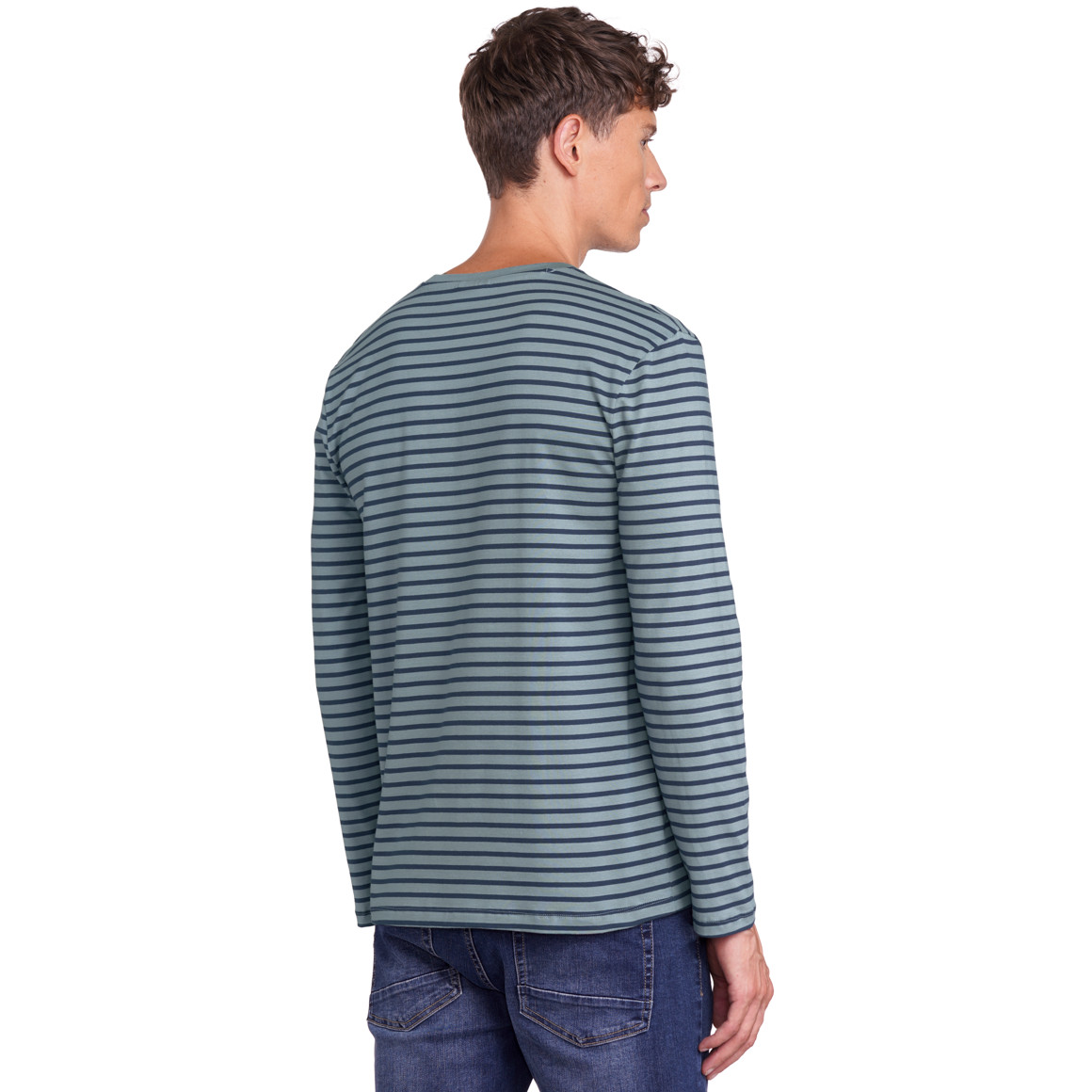 3 Herren Langarmshirts im Basic-Look
