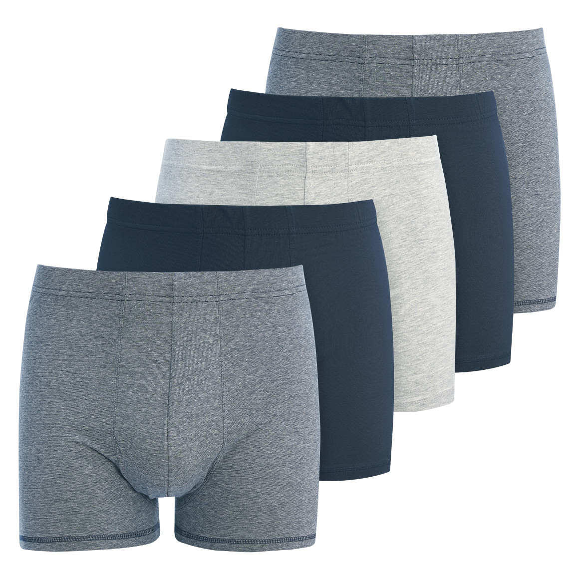 5 Herren Boxer mit Bio-Baumwolle