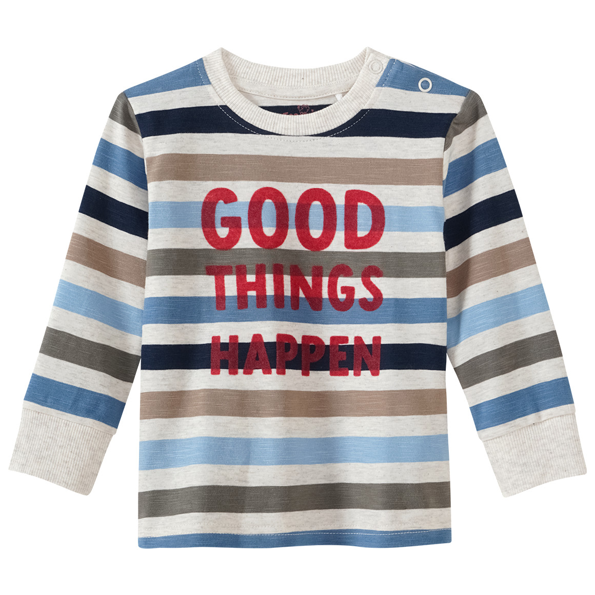 Baby Langarmshirt mit Streifen