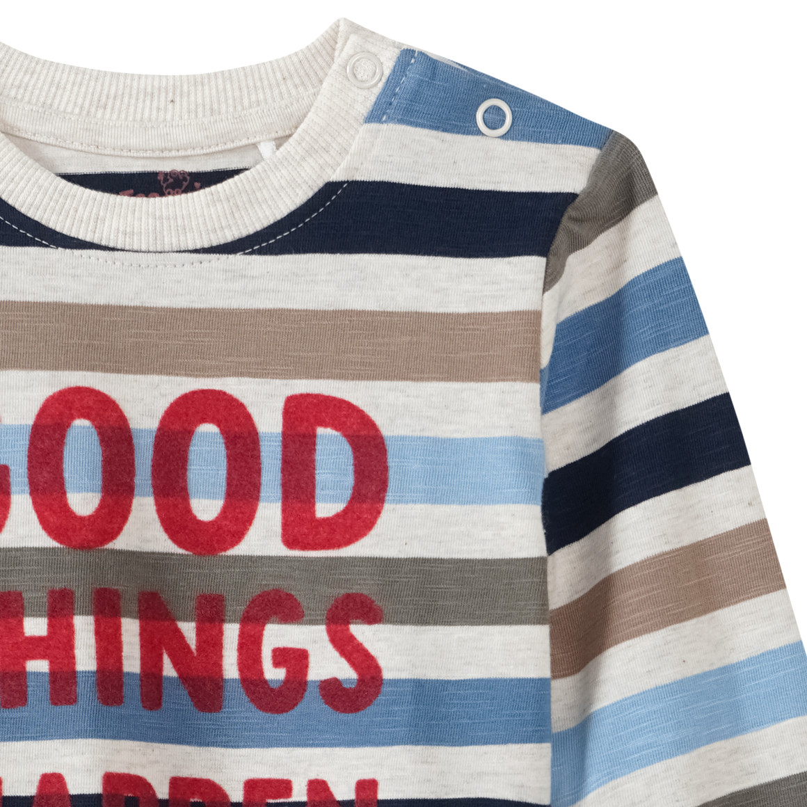 Baby Langarmshirt mit Streifen