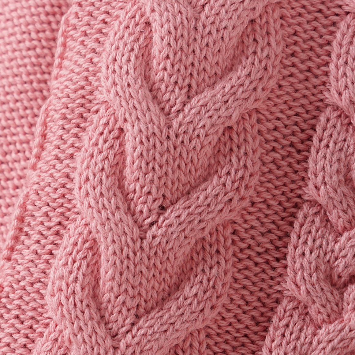 Baby Strickjacke mit Zopfmuster