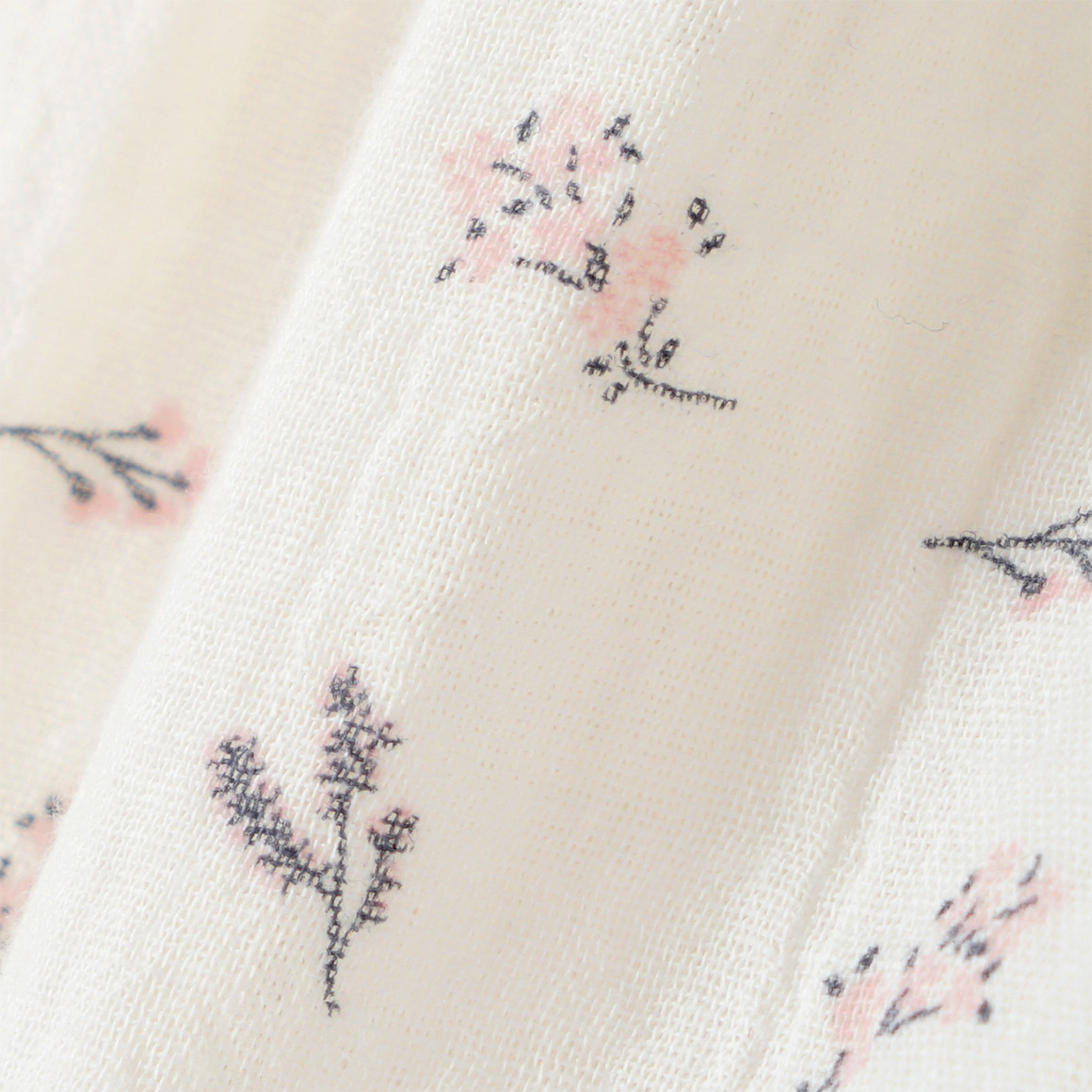 Baby Musselin-Bluse mit Blümchen-Print