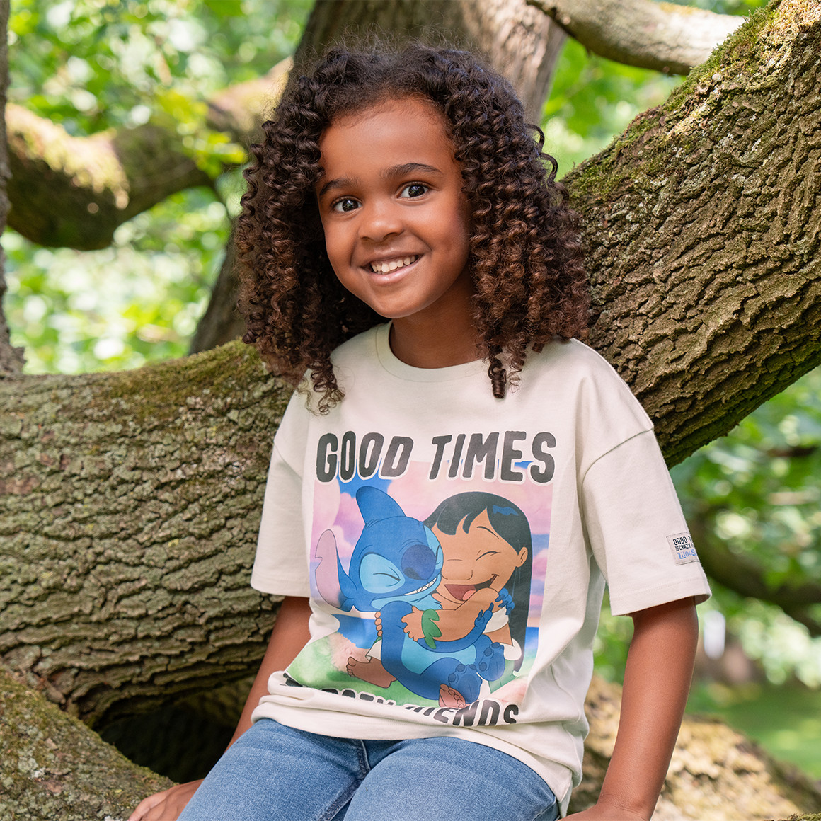 Disney Stitch T-shirt met grote print