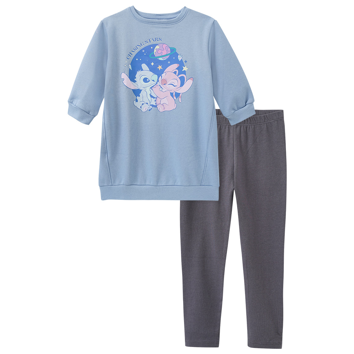 Disney Stitch Set mit Sweatkleid und Leggings