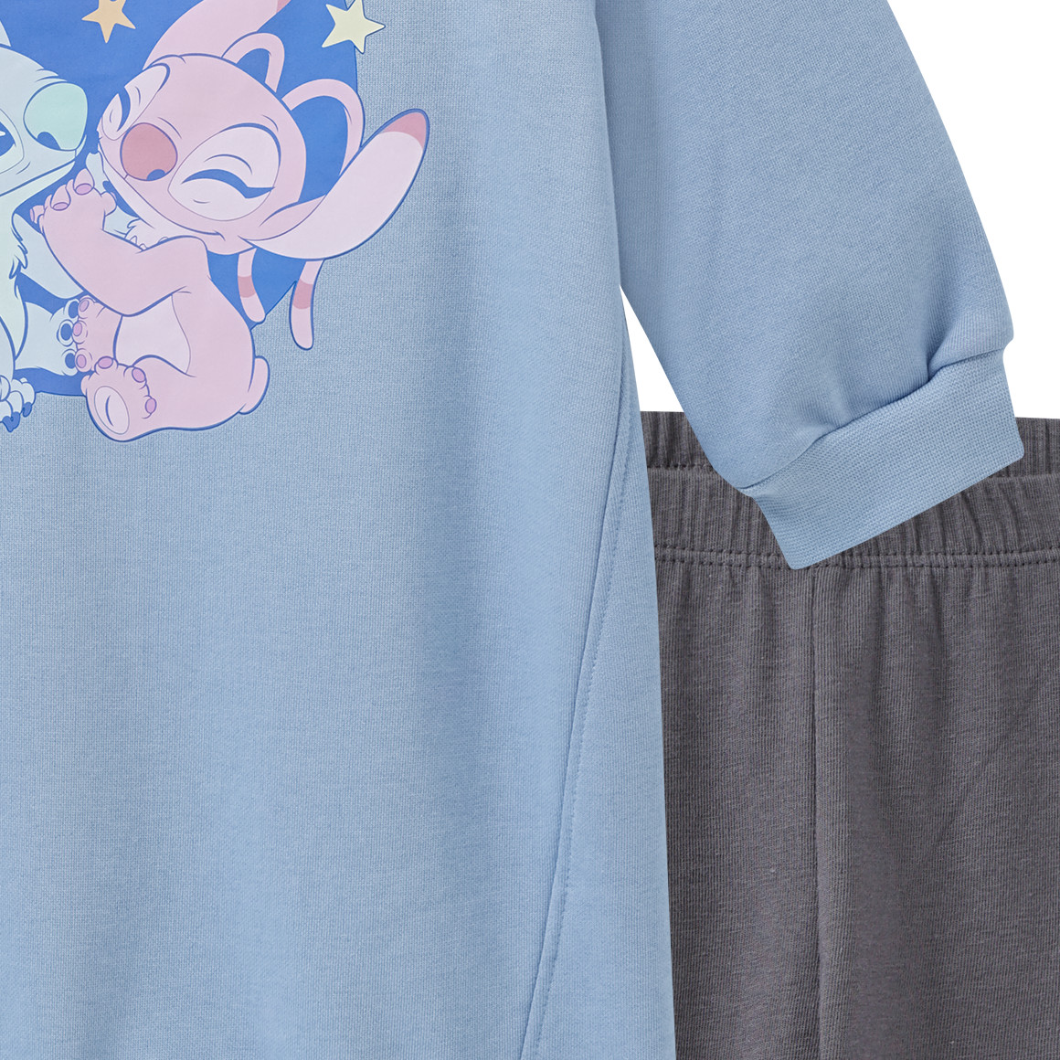 Disney Stitch Set mit Sweatkleid und Leggings