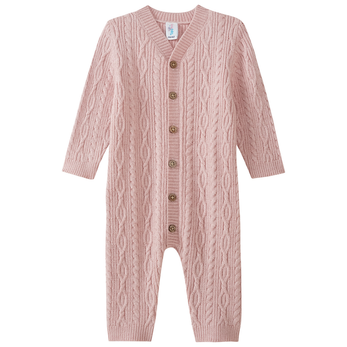 Gebreide jumpsuit met knopen