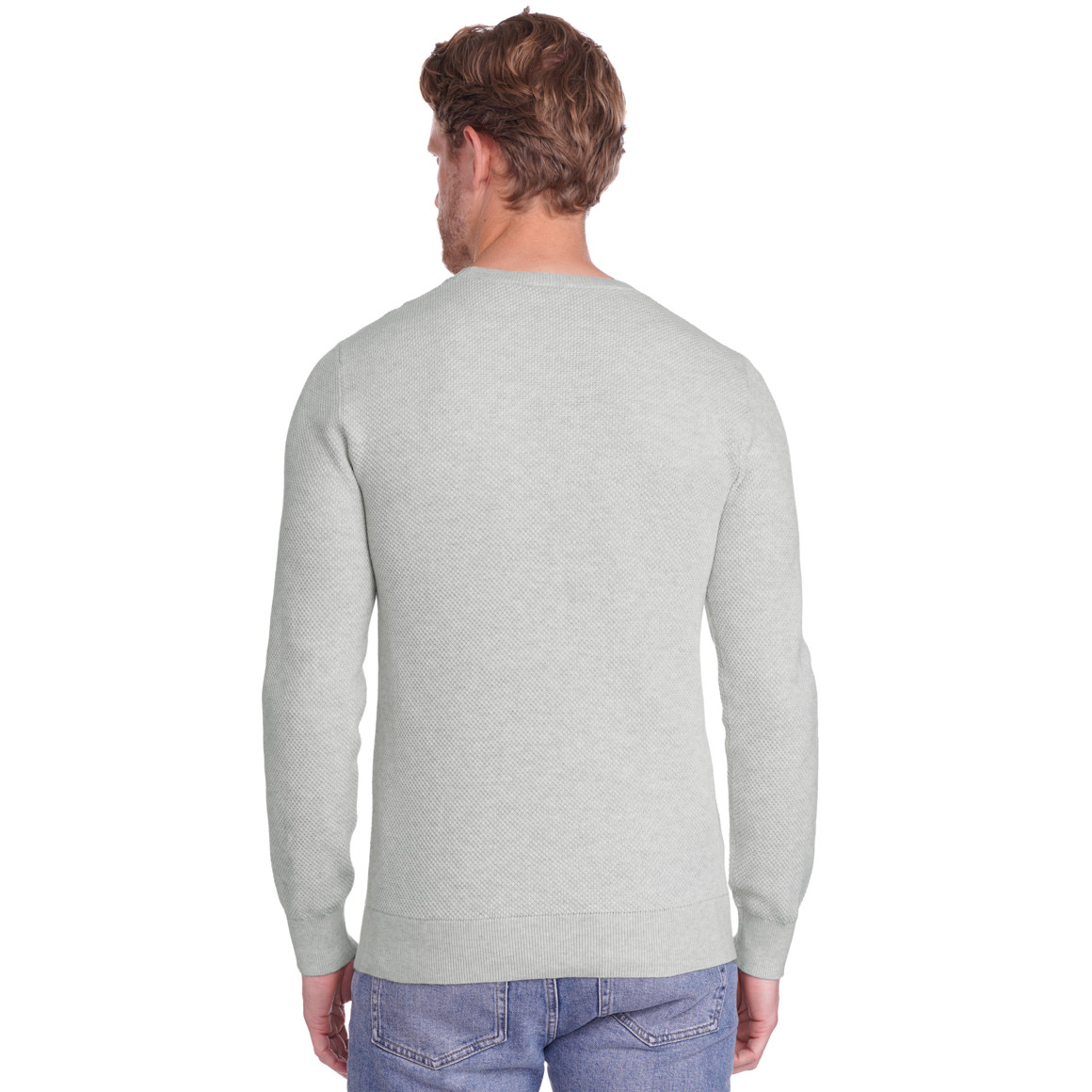 Herren Pullover mit Rundhalsausschnitt