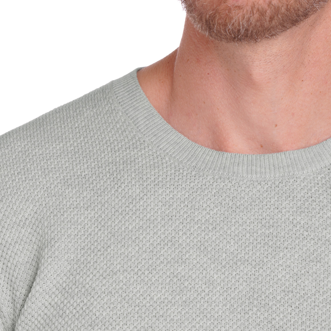Herren Pullover mit Rundhalsausschnitt