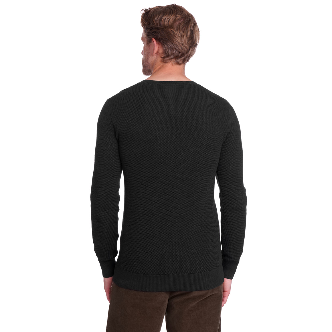 Herren Pullover mit Rundhalsausschnitt