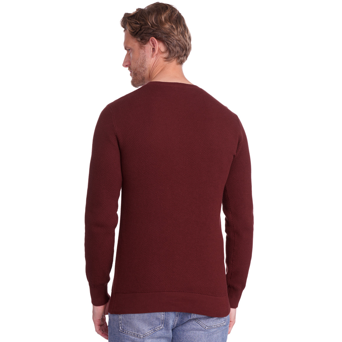 Herren Pullover mit Rundhalsausschnitt