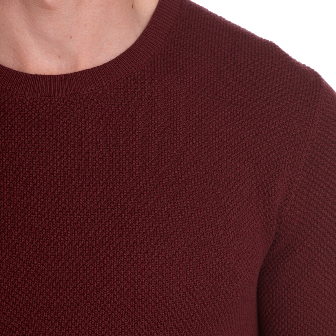 Herren Pullover mit Rundhalsausschnitt