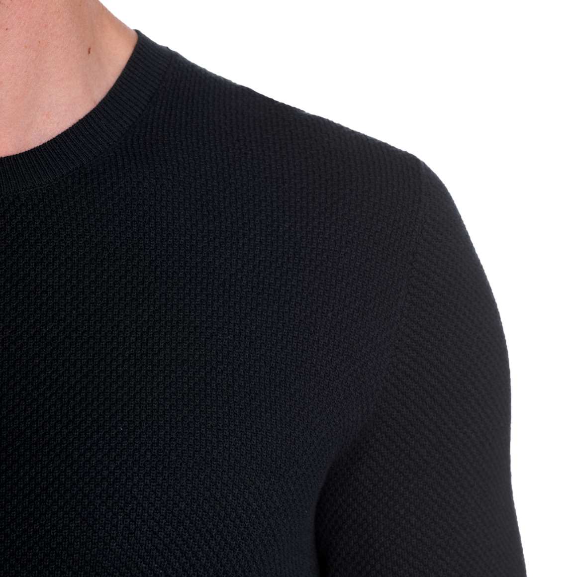 Herren Pullover mit Rundhalsausschnitt