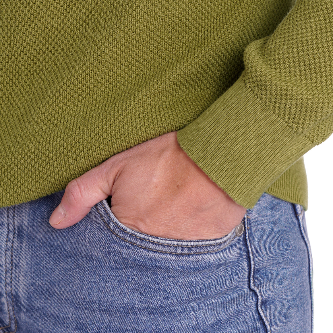 Herren Pullover mit Rundhalsausschnitt