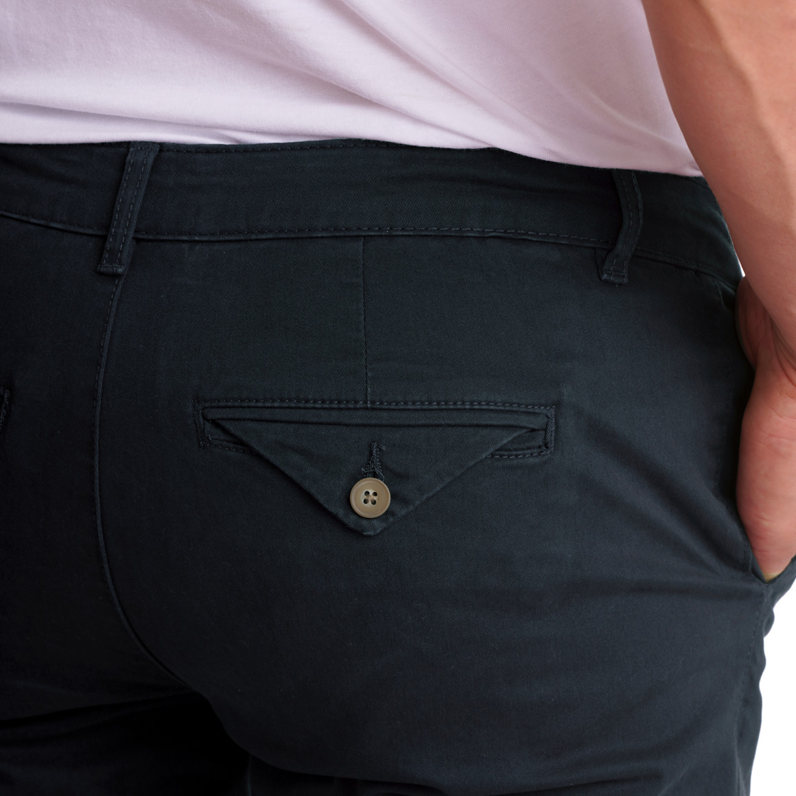 Herren Chinohose in Unifarben