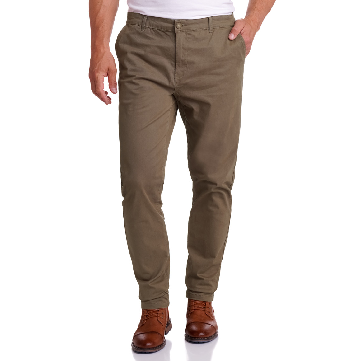 Herren Chinohose in Unifarben