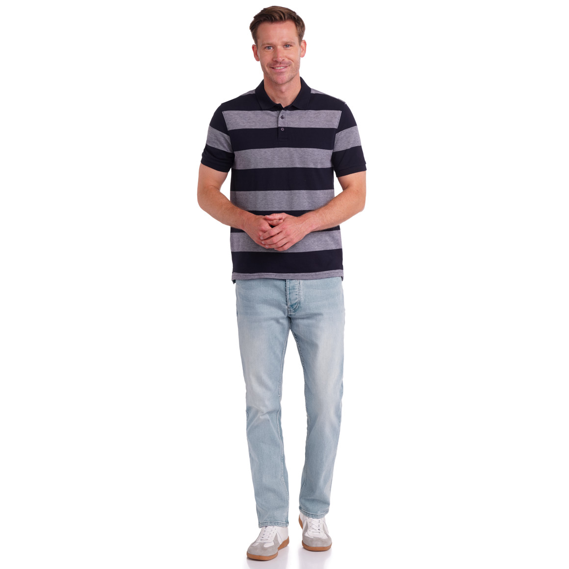 Herren Regular-Jeans mit Used-Waschung