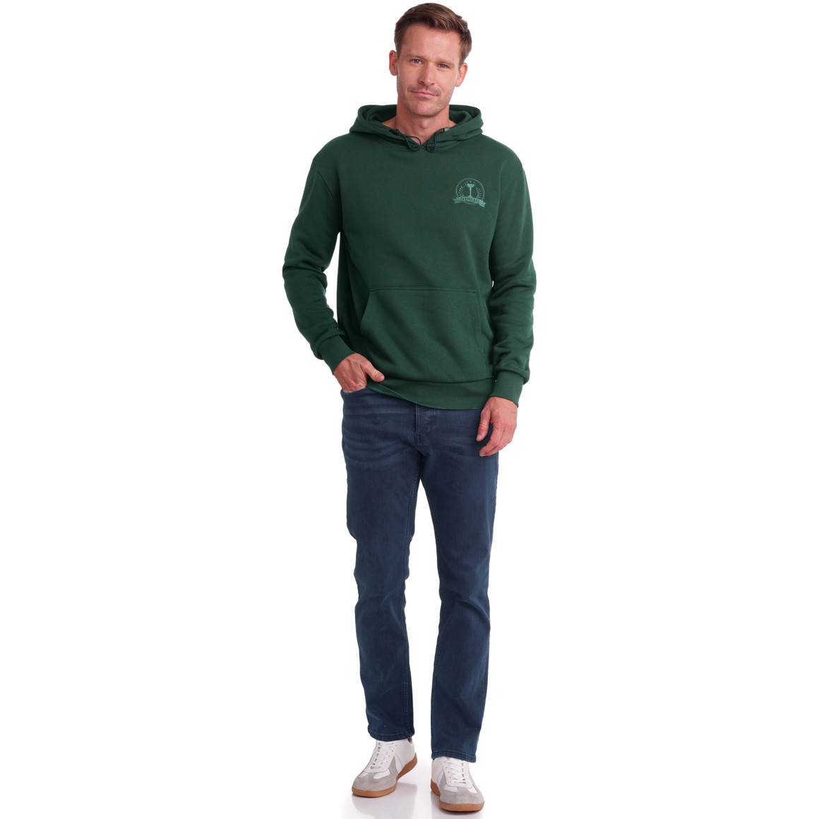 Herren Regular-Jeans mit Used-Waschung