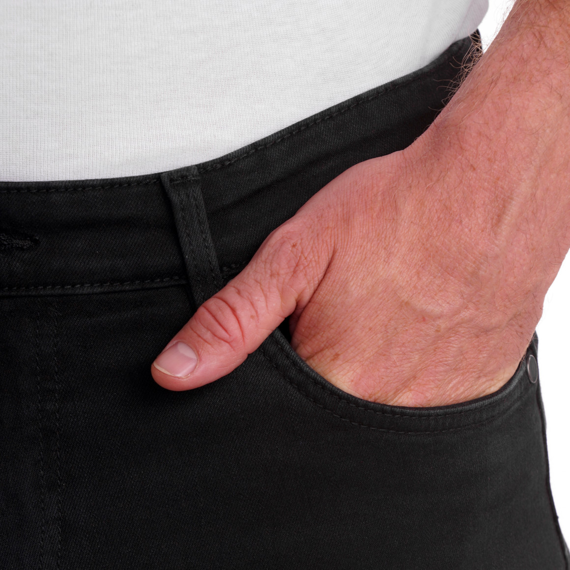 Slim fit jeans met vijf zakken voor heren